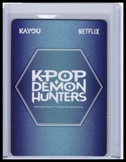 2025 KAYOU KPop Demon Hunters Jinu Saja Boys "Soda Pop" SSR #KPDH01-SSR-004 — back