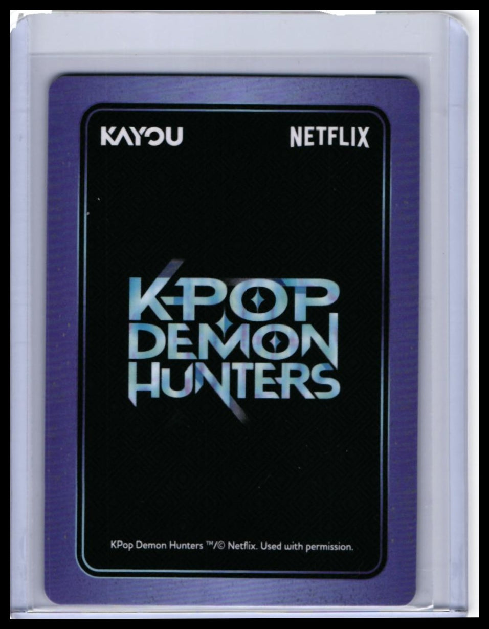 2025 KAYOU KPop Demon Hunters Saja Boys Abby UR Autograph #KPDH01-UR-010 — back
