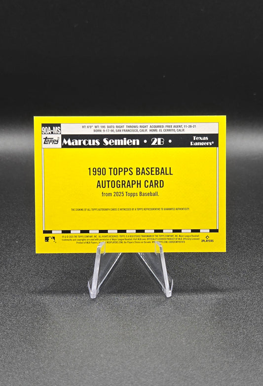 2025 Topps 90A-MS Marcus Semien Autograph