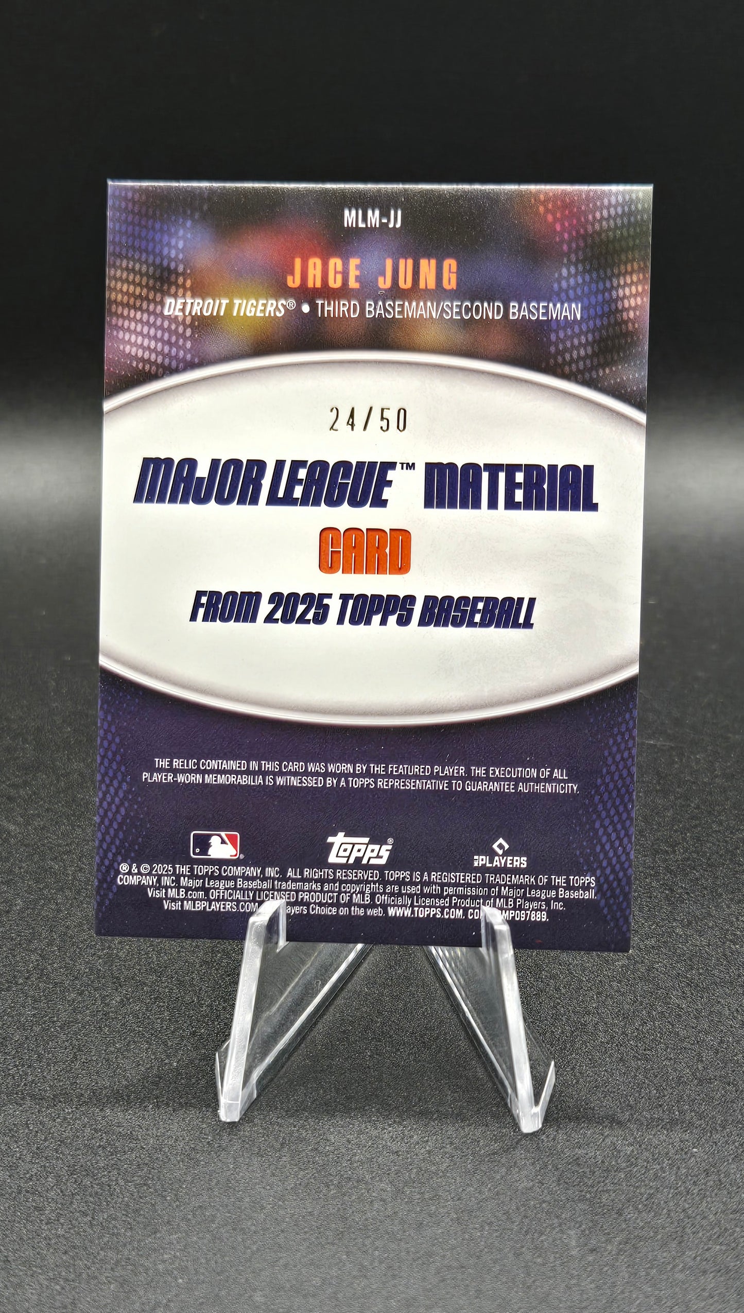 Jace Jung Rookie Patch & Gold Parallel Lot – 2023 Select & 2025 Topps