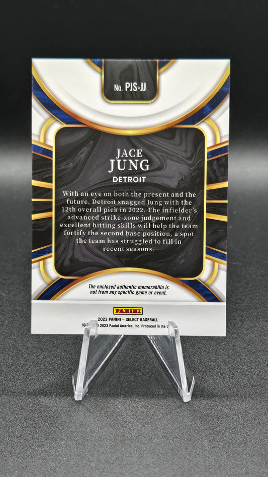 Jace Jung Rookie Patch & Gold Parallel Lot – 2023 Select & 2025 Topps