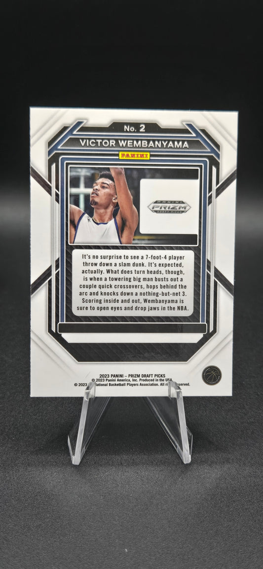 Victor Wembanyama 3-Card Lot β Prizm Draft Picks RC + Donruss Optic Express Lane + Pink Prizm β Spurs WCF π₯