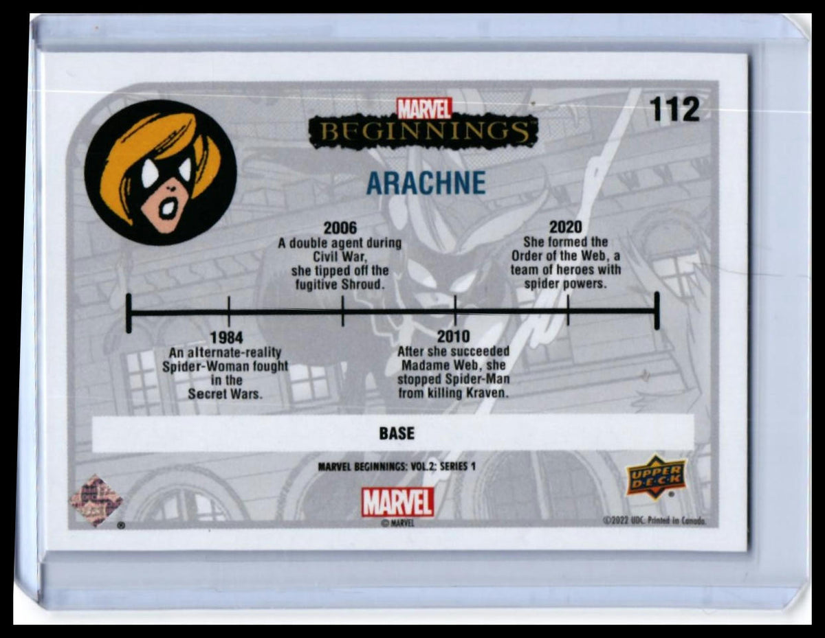 5-Card Lot 2022 Upper Deck Marvel Beginnings Vol 2 Series 1 Base - 05-back