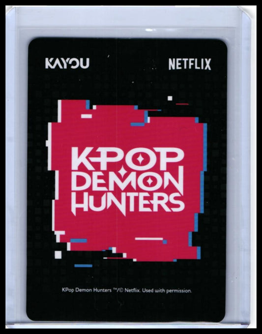 KAYOU KPop Demon Hunters Netflix "Demon Is Calling..." SR Card #KPDH01-SR-018 — back