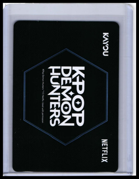 KPop Demon Hunters Kayou Trading Card HR #KPDH01-HR-017 Netflix — back