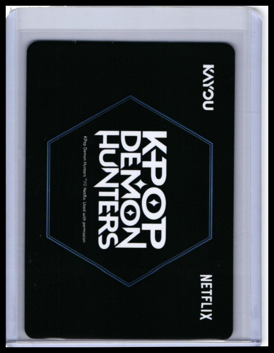 KPop Demon Hunters Kayou Trading Card HR #KPDH01-HR-017 Netflix — back