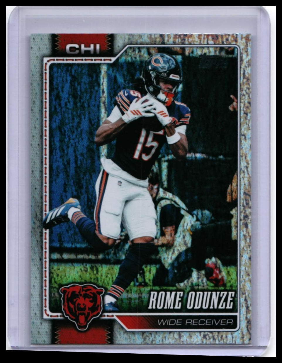 2-Card Lot Chicago Bears Rome Odunze & Caleb Williams 2026 Topps - 01-front
