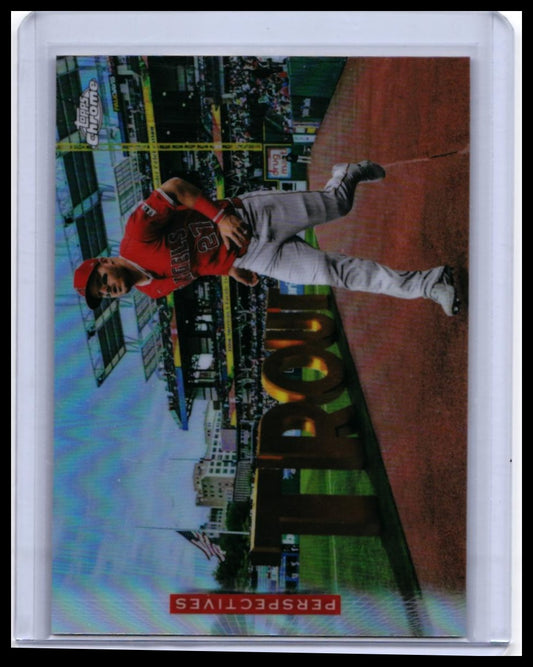 2011 Topps Chrome Mike Trout RC #5 Refractor — front