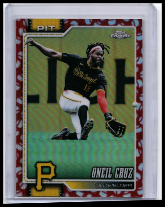 2021 Topps Chrome Oneil Cruz RC #249 Refractor Pirates — front