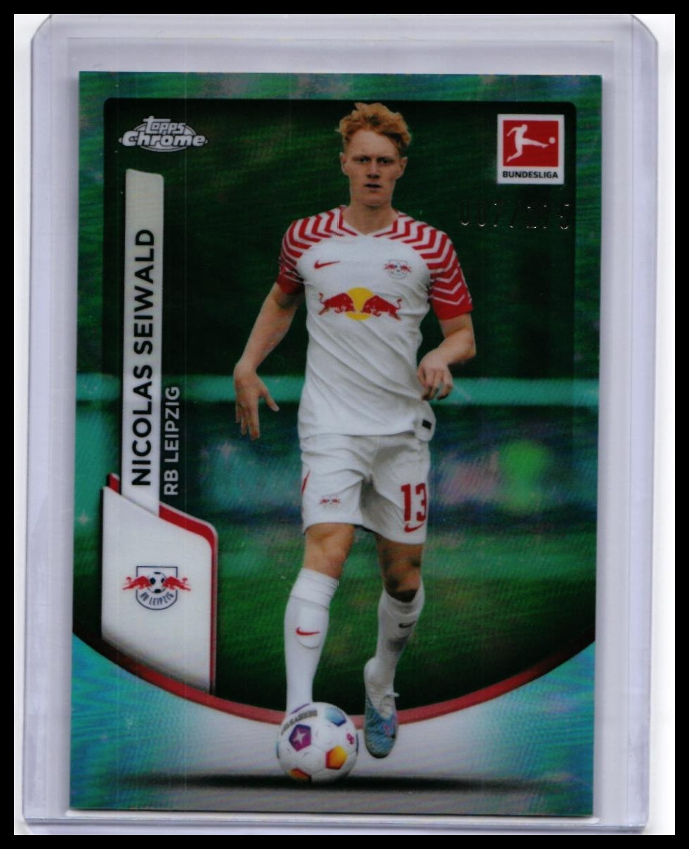 2022-23 Topps Chrome Bundesliga Nicolas Seiwald #60 RB Leipzig — front