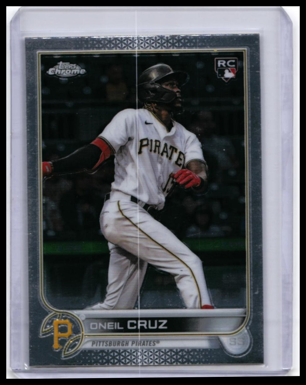 2022 Topps Chrome Oneil Cruz RC #128 Pittsburgh Pirates Rookie — front