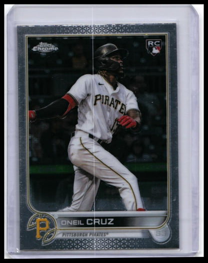 2022 Topps Chrome Oneil Cruz RC #128 Pittsburgh Pirates Rookie — front