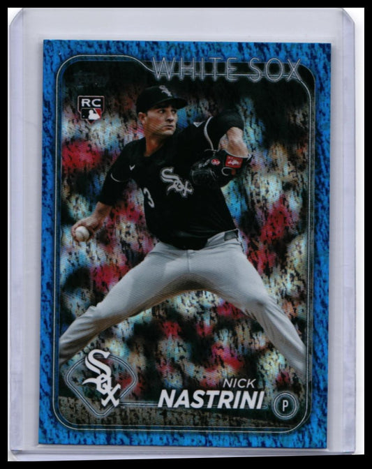 2022 Topps Nick Nastrini RC #US25 Blue Parallel Chicago White Sox — front