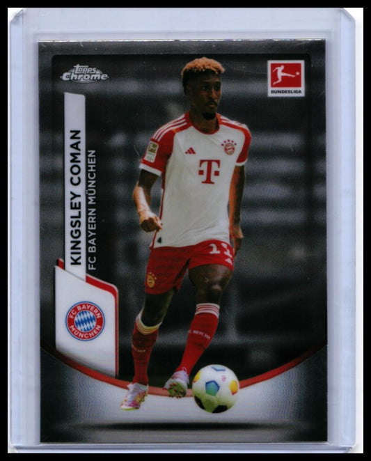 2023-24 Topps Chrome Bundesliga Kingsley Coman #87 FC Bayern München — front