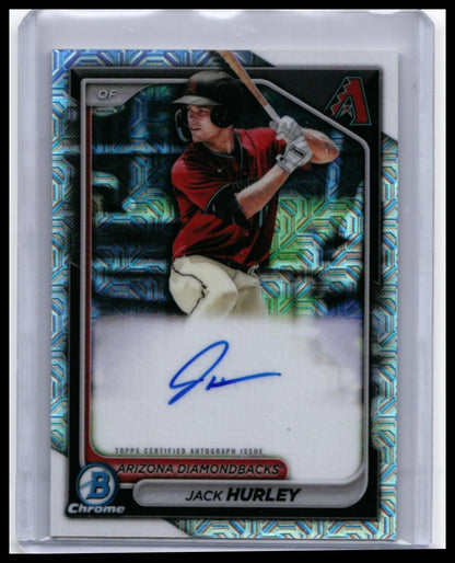 2023 Topps Chrome Jack Hurley Arizona Diamondbacks Autograph — front