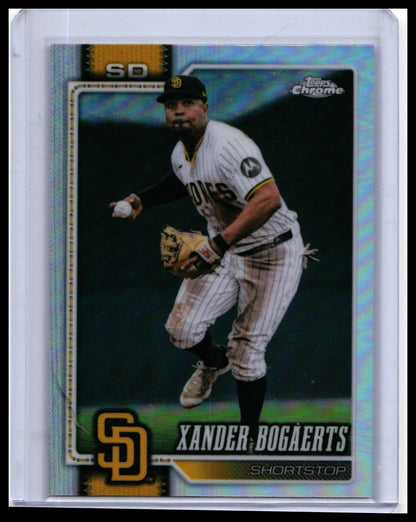 2023 Topps Chrome Xander Bogaerts #155 Refractor San Diego Padres — front