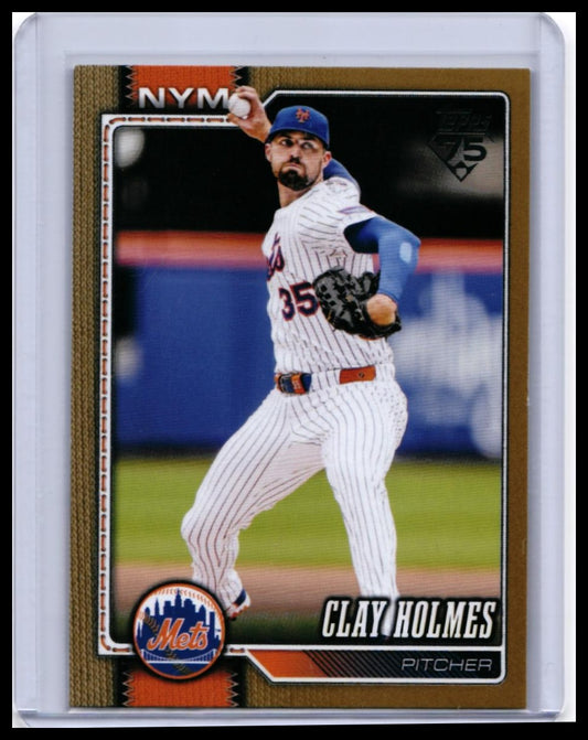 2024 Topps Clay Holmes #276 New York Mets Pitcher — front