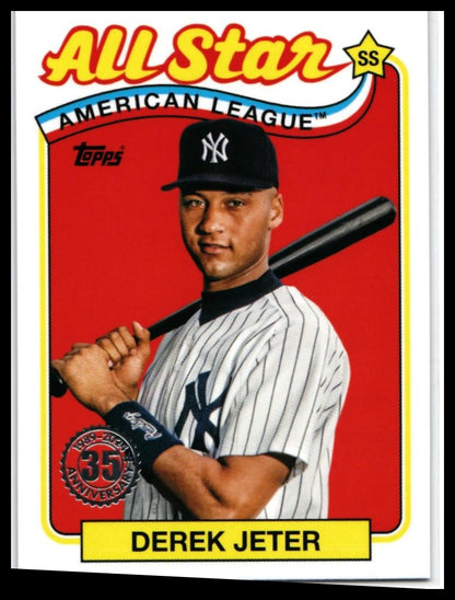 2024 Topps Heritage Derek Jeter All-Star #89ASB-7 Yankees 35th Anniversary — front