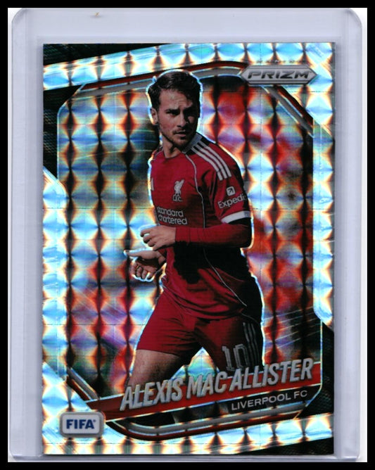 2025-26 Panini Prizm FIFA Soccer Alexis Mac Allister #91 Liverpool FC — front