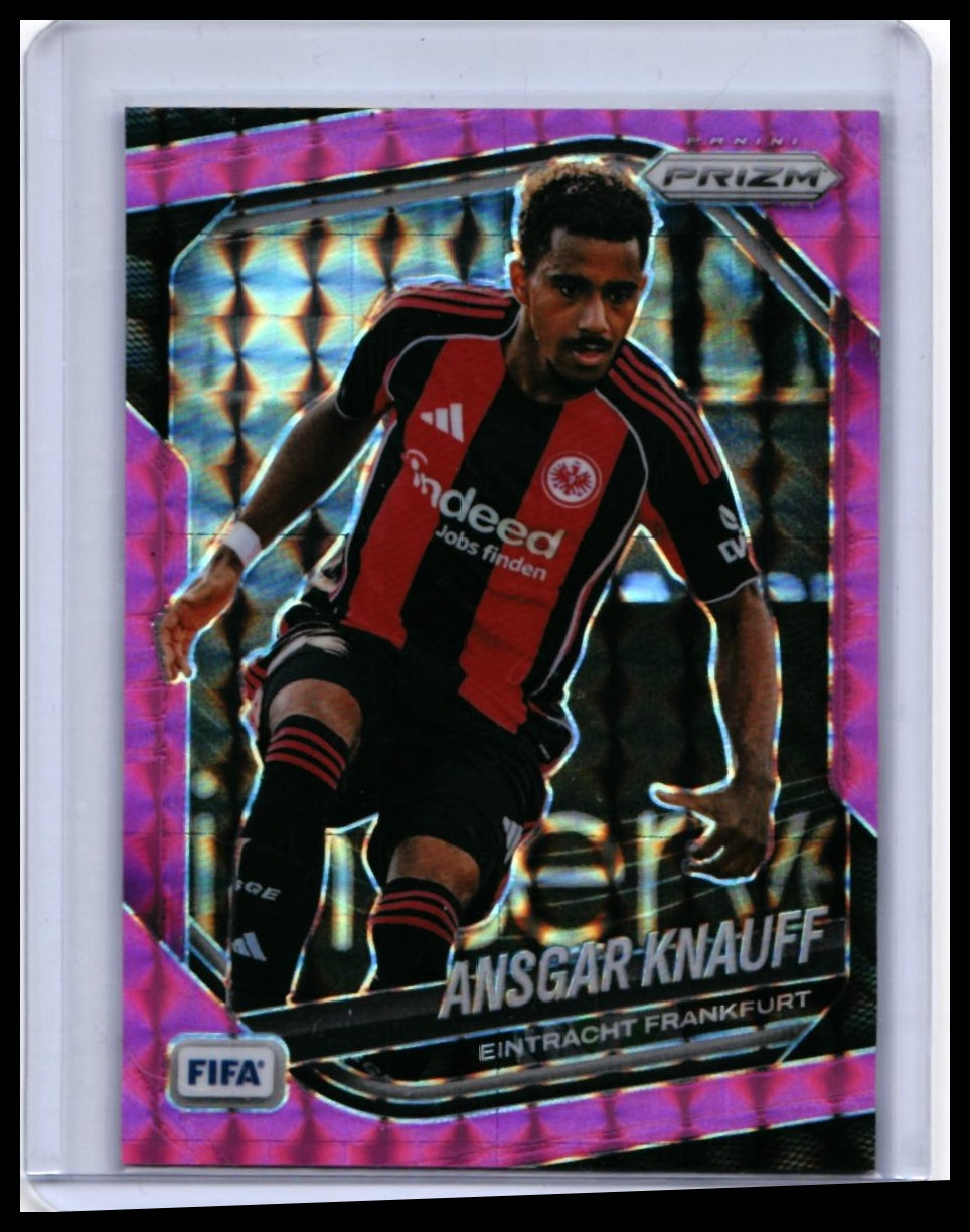 2025-26 Panini Prizm FIFA Soccer Ansgar Knauff #296 Eintracht Frankfurt — front