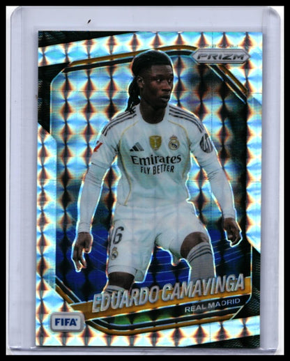 2025-26 Panini Prizm FIFA Soccer Eduardo Camavinga #188 Real Madrid — front