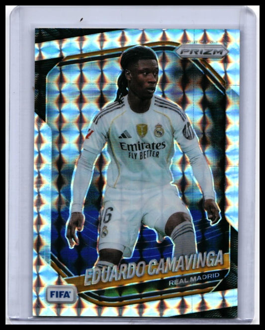 2025-26 Panini Prizm FIFA Soccer Eduardo Camavinga #188 Real Madrid — front