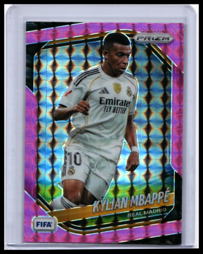 2025-26 Panini Prizm FIFA Soccer Kylian Mbappé Real Madrid #181 — front