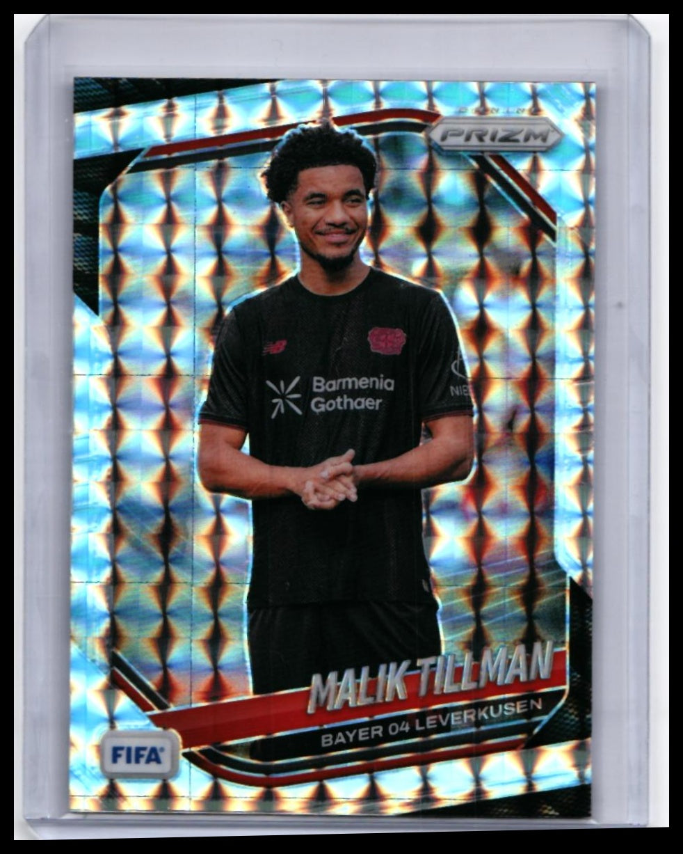 2025-26 Panini Prizm FIFA Soccer Malik Tillman #235 Bayer 04 Leverkusen — front