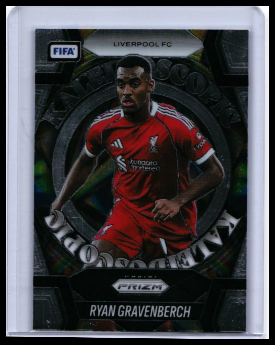 2025-26 Panini Prizm FIFA Soccer Ryan Gravenberch #10 Liverpool FC — front
