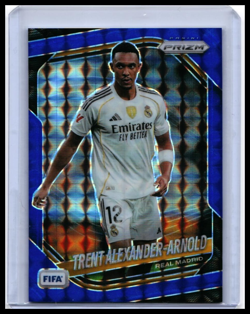 2025-26 Panini Prizm FIFA Trent Alexander-Arnold #191 Blue /209 Real Madrid — front