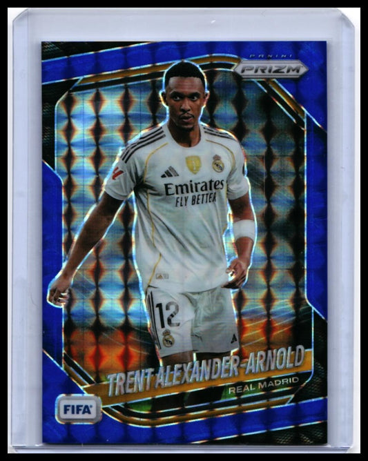 2025-26 Panini Prizm FIFA Trent Alexander-Arnold #191 Blue /209 Real Madrid — front
