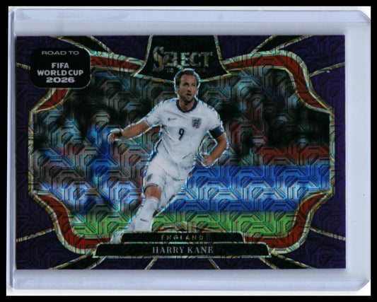 2025-26 Panini Select Road to FIFA World Cup 2026 Harry Kane #208 Field Level Prizm England — front