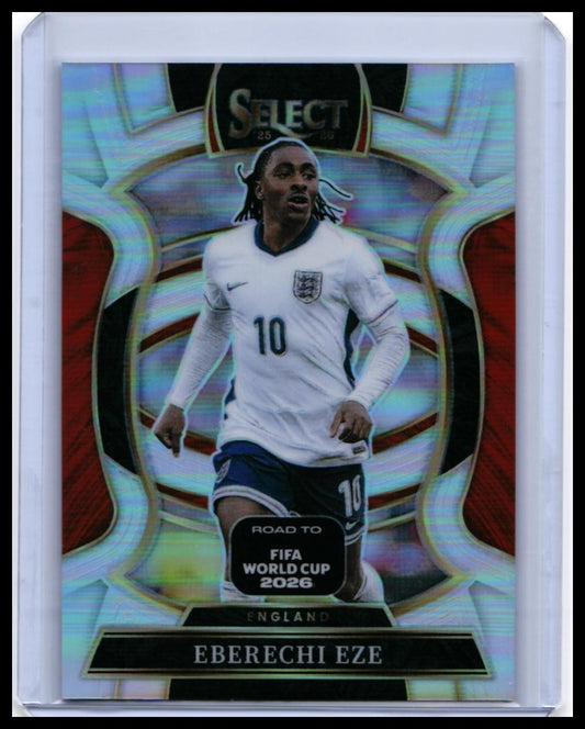 2025-26 Panini Select Road to FIFA World Cup Eberechi Eze #39 Terrace Silver England — front