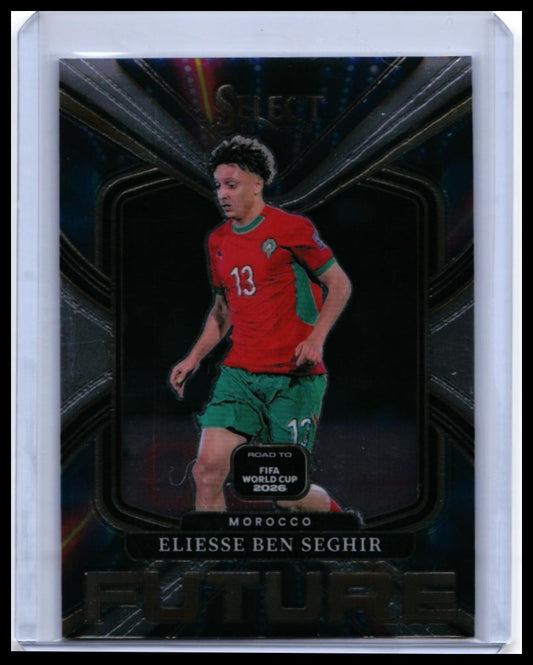 2025-26 Panini Select Road to FIFA World Cup Future Eliesse Ben Seghir #7 Morocco — front
