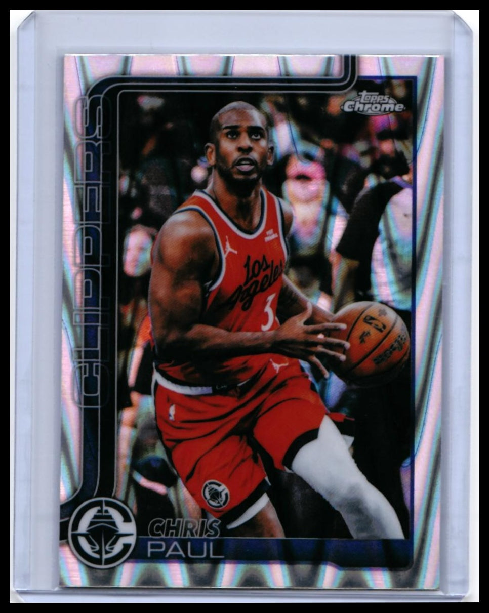 2025-26 Topps Chrome Chris Paul #83 Los Angeles Clippers — front