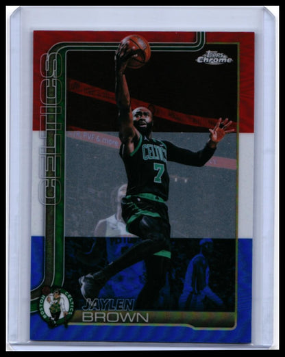 2025-26 Topps Chrome Jaylen Brown #9 Boston Celtics — front