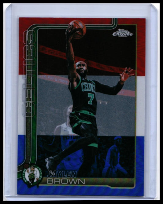 2025-26 Topps Chrome Jaylen Brown #9 Boston Celtics — front