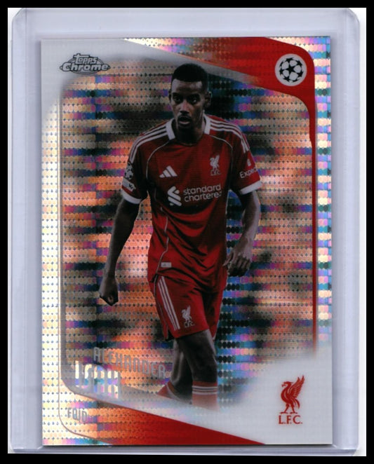 2025-26 Topps Chrome UEFA Champions League Alexander Isah Liverpool FC #116 — front