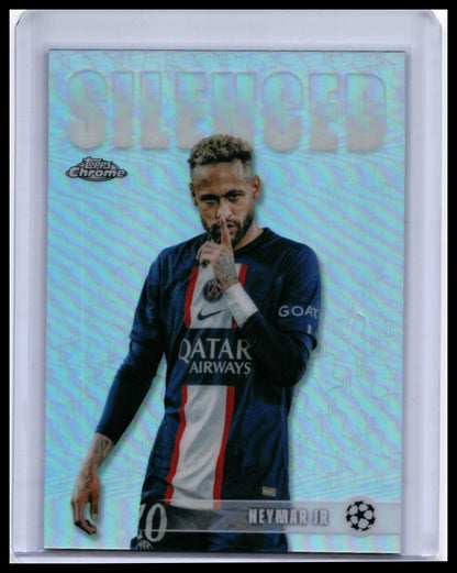 2025-26 Topps Chrome UEFA Champions League Neymar Jr PSG #SHH-1 Refractor — front