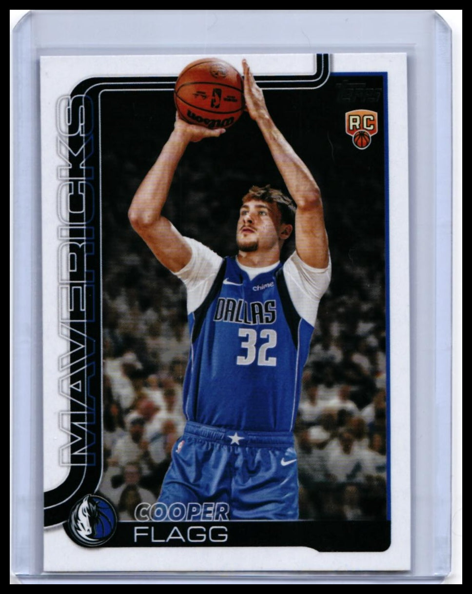 2025-26 Topps Cooper Flagg RC #201 Dallas Mavericks Rookie Card — front