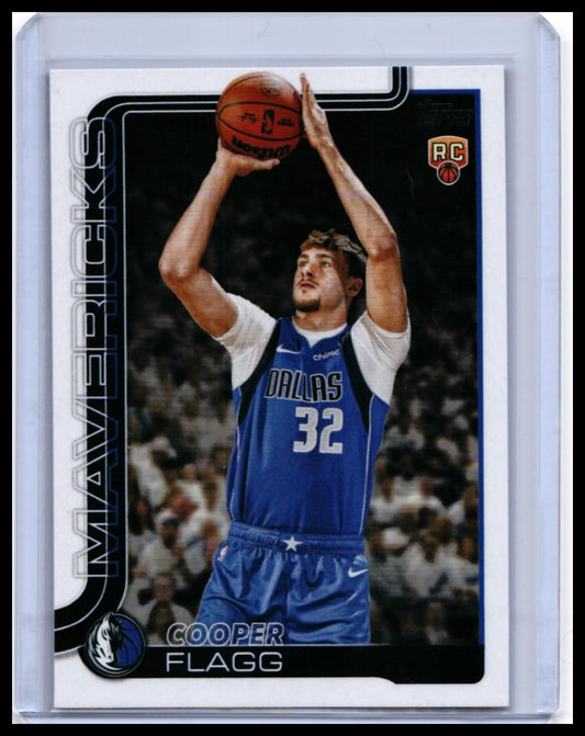 2025-26 Topps Cooper Flagg RC #201 Dallas Mavericks Rookie Card — front