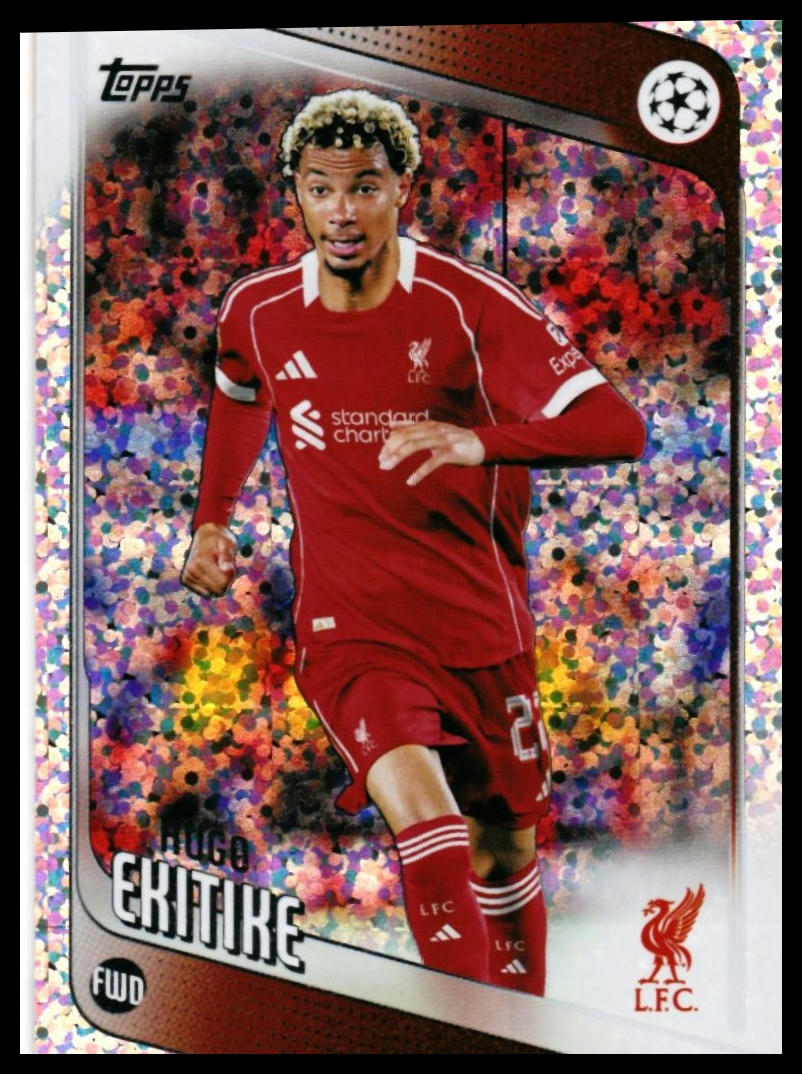 2025-26 Topps UEFA Champions League Hugo Ekitike #176 Liverpool FC — front