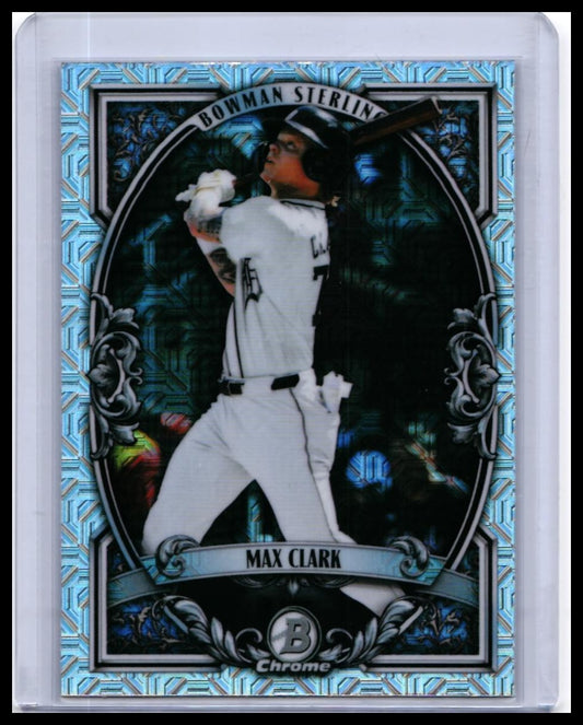2025 Bowman Sterling Chrome Max Clark BST-5 Detroit Tigers — front