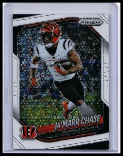 2025 Panini Prizm Ja'Marr Chase #208 Fast Break Prizm Cincinnati Bengals — front
