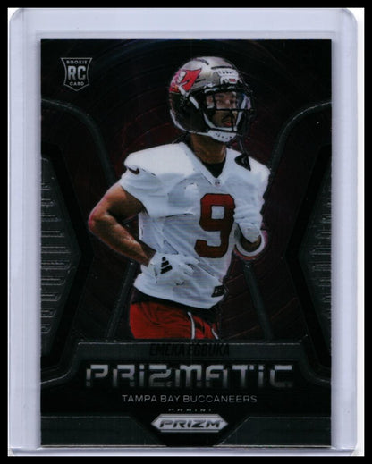 2025 Panini Prizm Prizmatic Emeka Egbuka RC #13 Tampa Bay Buccaneers Rookie — front