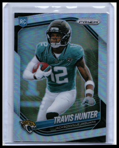 2025 Panini Prizm Travis Hunter RC #301 Silver Prizm Jacksonville Jaguars Rookie — front