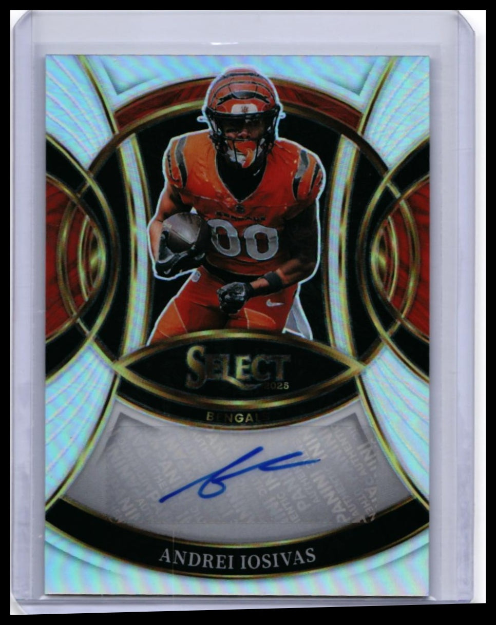 2025 Panini Select Signatures Andrei Iosivas Auto #SP-AIS Bengals — front
