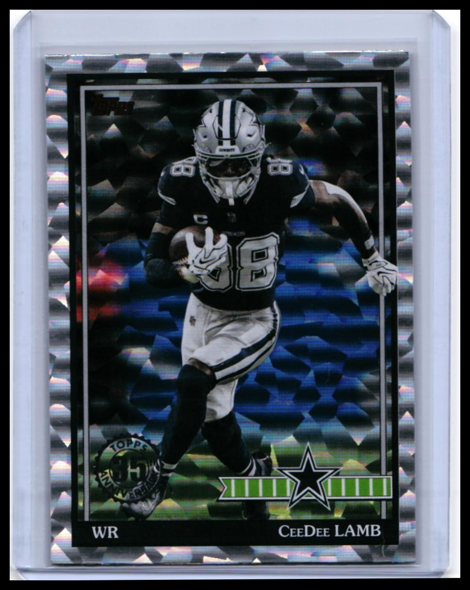 2025 Topps 35th Anniversary CeeDee Lamb #91TF-29 Prizm Refractor Cowboys — front