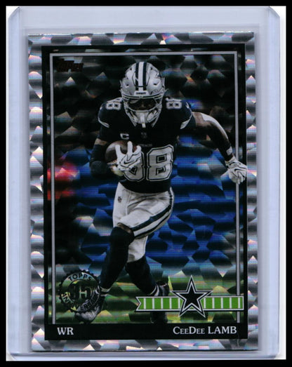 2025 Topps 35th Anniversary CeeDee Lamb #91TF-29 Prizm Refractor Cowboys — front