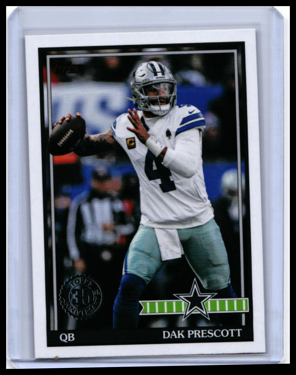 2025 Topps '91 Topps Football 35th Anniversary Dak Prescott #91TF-28 Cowboys — front